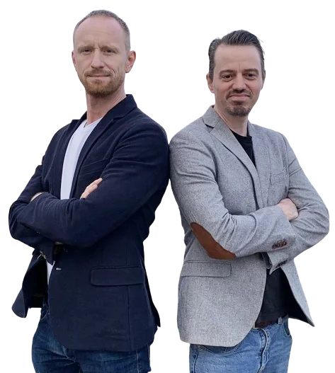 Niels og Dariusz fra The Online Gurus